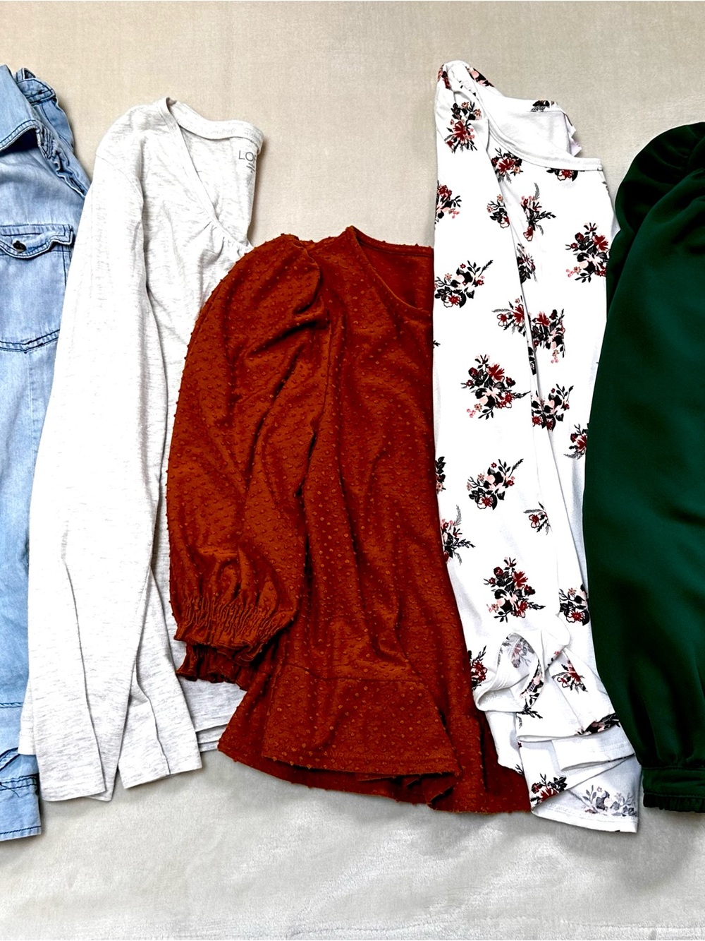 Bundle of Women’s M Long Sleeve Shirts
